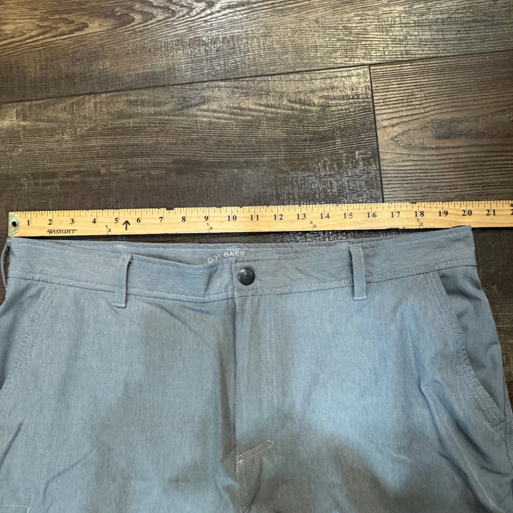 GH Bass Explorer Shorts Mens 40 Light Gray Heather Stretch Utility Hiking 40x10‎ - Picture 2 of 8